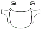 Full Hood, Fender and Mirror Kit pattern for the 2027 BMW 2 Series