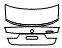 Trunk Lid Kit pattern for the 2023 BMW 3 Series