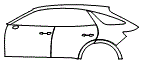 Door and Rear Fender Kit pattern for the 2023 Genesis ELECTRIFIED GV70