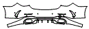 Rear Bumper Kit pattern for the 2026 Mercedes Benz C-Class Sedan