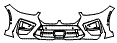 Bumper Kit pattern for the 2027 BMW X6