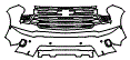 Bumper Kit pattern for the 2026 Chevrolet Silverado HD