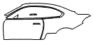 Door and Rear Fender Kit pattern for the 2027 BMW 2 Series