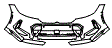 Bumper Kit pattern for the 2020 BMW 3 Series