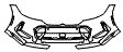 Bumper Kit pattern for the 2020 BMW 3 Series