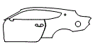 Door and Rear Fender Kit pattern for the 2015 Ford Mustang