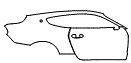 Door and Rear Fender Kit pattern for the 2015 Ford Mustang