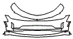 Bumper Kit pattern for the 2024 Chevrolet Camaro