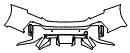 Rear Bumper Kit pattern for the 2027 BMW 2 Series