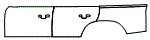 Door and Rear Fender Kit pattern for the 2025 Land Rover Defender