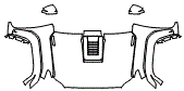 Full Hood, Fender and Mirror Kit pattern for the 2026 Toyota 4Runner
