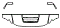 Hood, Fender and Mirror Kit pattern for the 2026 Chevrolet Silverado HD