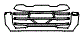 Grille Kit pattern for the 2026 GMC Sierra HD