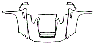 Full Hood, Fender and Mirror Kit pattern for the 2026 Chevrolet Silverado HD
