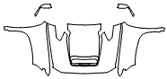 Full Hood, Fender and Mirror Kit pattern for the 2026 Chevrolet Silverado HD