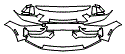 Bumper Kit pattern for the 2026 Ford Mustang