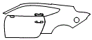 Door and Rear Fender Kit pattern for the 2026 Ford Mustang