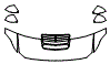 Hood, Fender and Mirror Kit pattern for the 2026 Ford Mustang
