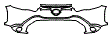 Bumper Kit pattern for the 2023 Toyota Corolla Cross