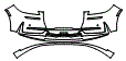 Bumper Kit pattern for the 2026 Lincoln Corsair