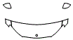 Hood, Fender and Mirror Kit pattern for the 2027 Mercedes Benz GLC SUV