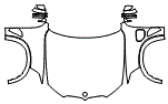 Full Hood, Fender and Mirror Kit pattern for the 2026 BMW X5