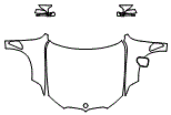 Full Hood, Fender and Mirror Kit pattern for the 2026 BMW X5