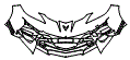 Bumper Kit pattern for the 2027 Chevrolet Corvette