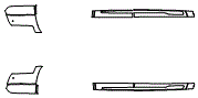 Rocker Panel Kit pattern for the 2023 Cadillac Escalade-V