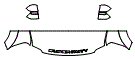 Hood, Fender and Mirror Kit pattern for the 2026 Ford F-600