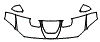 Hood, Fender and Mirror Kit pattern for the 2021 Ford Mustang