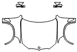 Full Hood, Fender and Mirror Kit pattern for the 2026 BMW X5