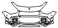 Bumper Kit pattern for the 2026 Mercedes Benz CLA Coupe