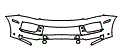 Bumper Kit pattern for the 2026 Porsche Cayenne