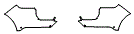 Rear Bumper Kit pattern for the 2026 Porsche Cayenne