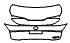 Trunk Lid Kit pattern for the 2023 Lexus IS