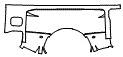 Outer Bed Panel Kit pattern for the 2026 Ford F-350