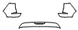Rear Bumper Kit pattern for the 2023 Chevrolet Bolt EUV