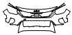 Bumper Kit pattern for the 2024 Kia Seltos
