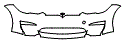 Bumper Kit pattern for the 2026 Tesla Model S