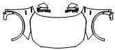 Full Hood, Fender and Mirror Kit pattern for the 2022 Acura MDX