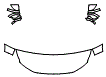 Hood, Fender and Mirror Kit pattern for the 2026 Volvo EX90