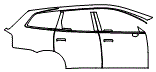 Door and Rear Fender Kit pattern for the 2026 Volvo EX90