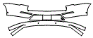 Rear Bumper Kit pattern for the 2026 Volvo EX90