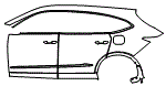 Door and Rear Fender Kit pattern for the 2026 Acura MDX