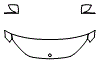 Hood, Fender and Mirror Kit pattern for the 2027 Mercedes Benz EQE SUV