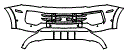 Bumper Kit pattern for the 2026 Porsche Cayenne