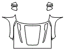 Full Hood, Fender and Mirror Kit pattern for the 2026 Mazda CX-50 (Canada)