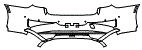 Rear Bumper Kit pattern for the 2026 BMW i7