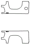 Outer Bed Panel Kit pattern for the 2022 GMC Sierra 1500 (New Generation)
